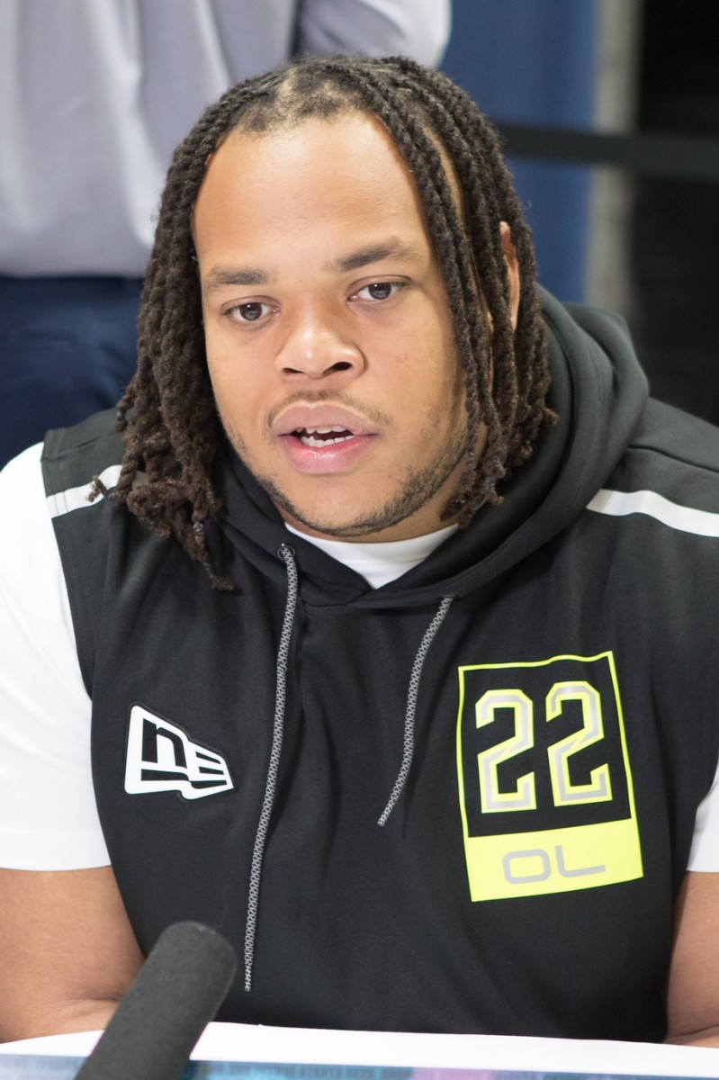 Louisiana offensive lineman Robert Hunt